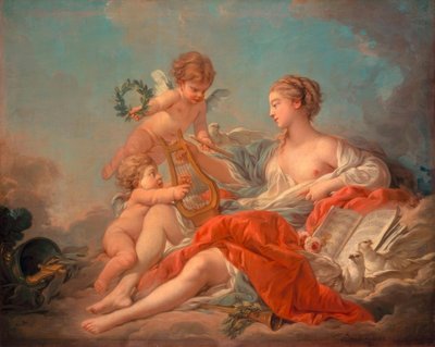 Alegoría de la música de François Boucher