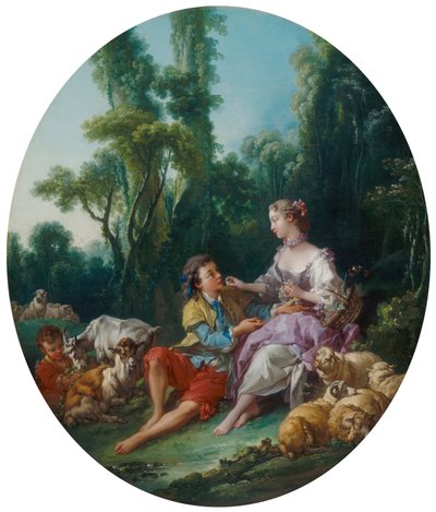 ¿Están Pensando en la Uva? de François Boucher