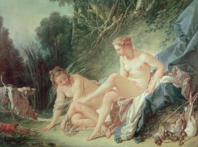 Baño de Diana de François Boucher