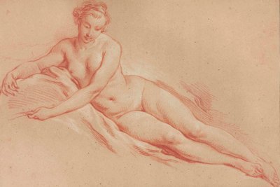 Boucher - Un desnudo femenino recostado de François Boucher