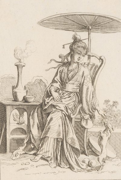 Dama china, 1738-45 de François Boucher