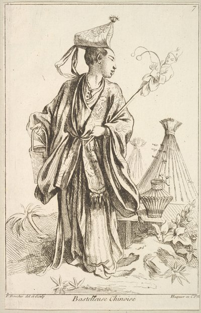 Artista chino, 1738-45 de François Boucher