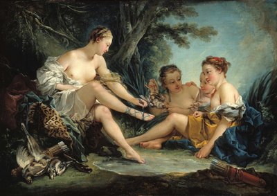 El regreso de Diana de la caza de François Boucher