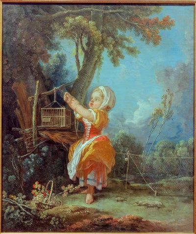 La pequeña cazadora de pájaros de François Boucher