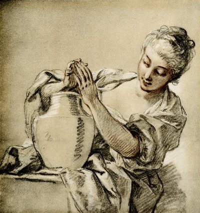 Niña en un pozo de François Boucher