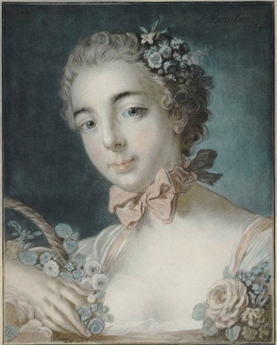 Cabeza de Flora, 1769 de François Boucher