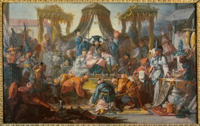La audiencia del emperador de China de François Boucher