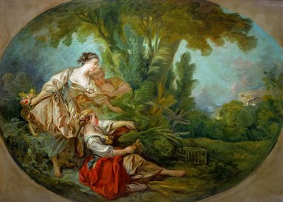 Lappeau, llamado el pájaro atrapado en las redes El pájaro señuelo, también llamado El pájaro atrapado de François Boucher