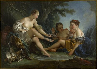 Le Repos des nymphes au retour de la chasse, también conocido como Le Retour de chasse de Diane de François Boucher
