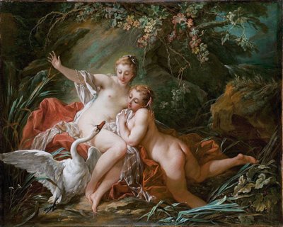 Leda y el cisne de François Boucher