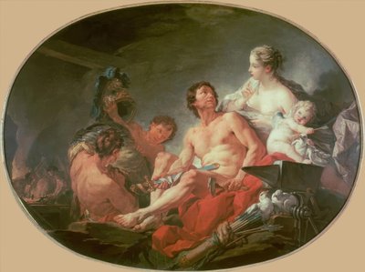Las forjas de Vulcano de François Boucher