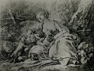 Camino al mercado de François Boucher
