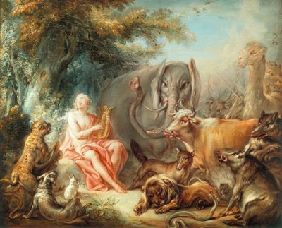 Orfeo encanta a los animales de François Boucher