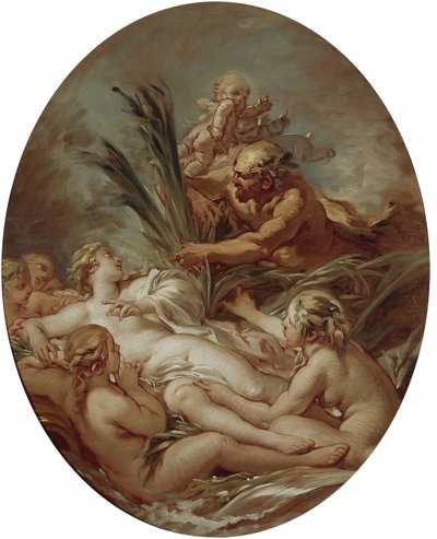 Pan y la Ninfa Siringa, 1760-1765 de François Boucher
