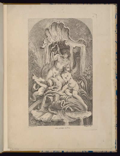 Placa 2, Colección de fuentes de François Boucher
