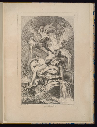Placa 5, Receuil de Fontaines de François Boucher