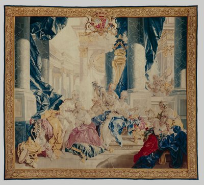 Psique mostrando sus tesoros a sus hermanas, 1744-46 de François Boucher