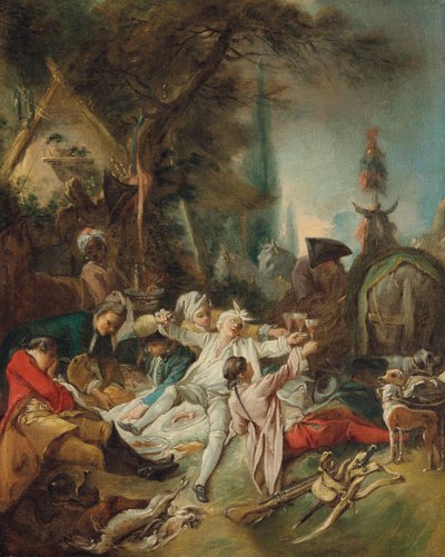 Descanso en la caza de François Boucher