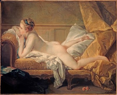 Niña descansando de François Boucher