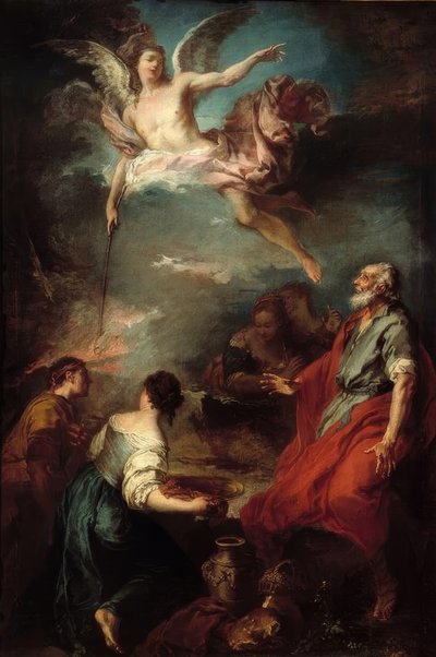 Sacrificio de Gedeón de François Boucher