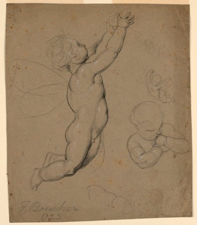 Estudios de putti de François Boucher