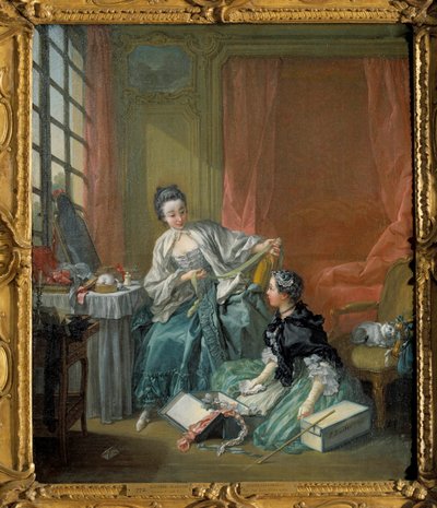 El comerciante de moda de François Boucher