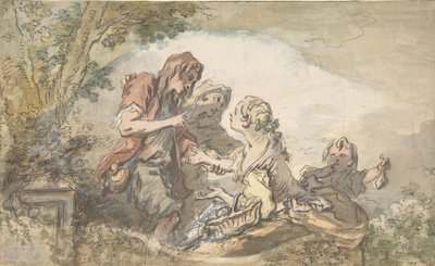 La adivina, siglo XVIII de François Boucher