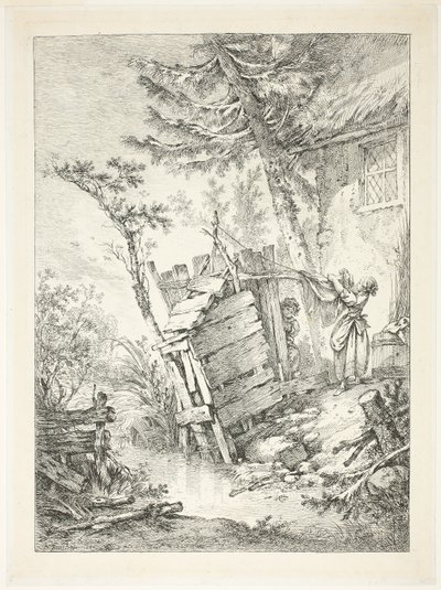 La Lavandera de François Boucher