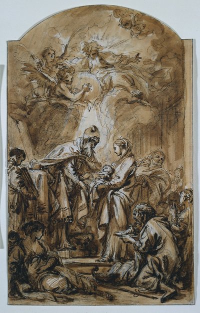 La presentación en el templo de François Boucher