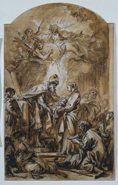 La presentación en el templo, c. 1770 de François Boucher