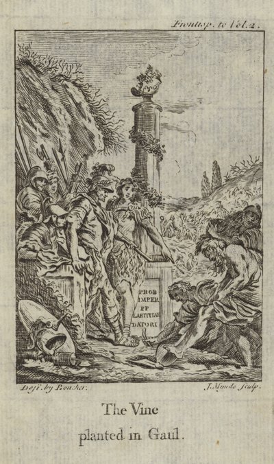 La Vid Plantada en Galia de François Boucher