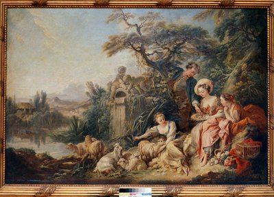 El nido o Regalos del pastor de François Boucher