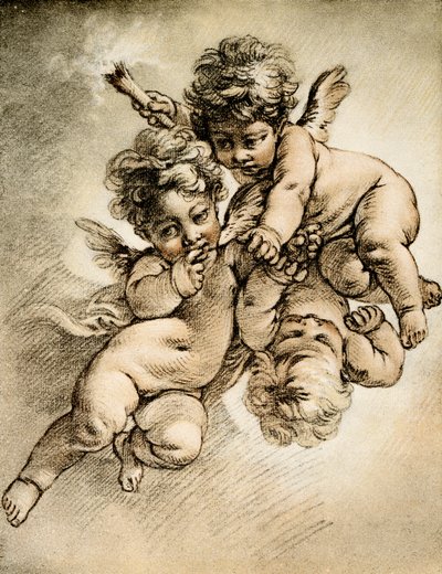 Tres cupidos de François Boucher