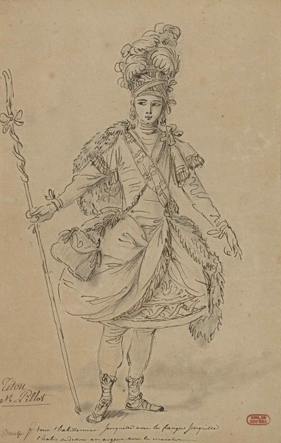 Tithonus. Diseño de vestuario para la ópera Titon et l