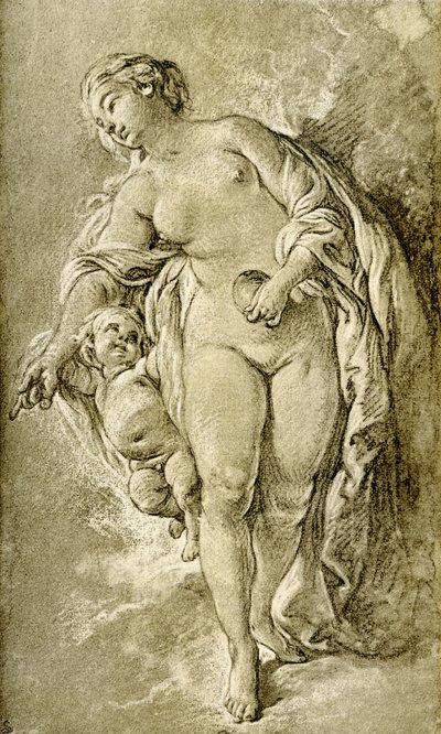 Venus con la manzana de François Boucher
