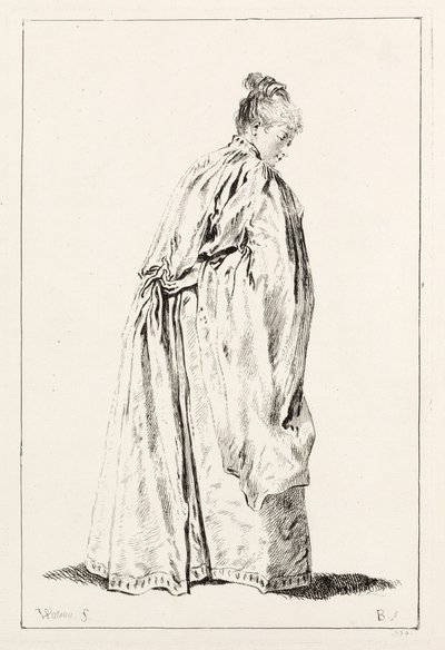 Mujer de Pie de François Boucher