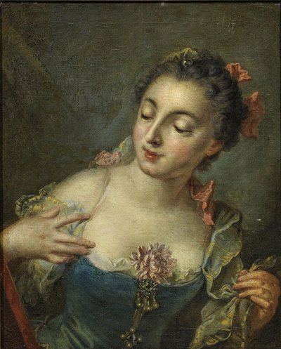 Joven de la izquierda de François Boucher