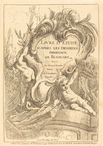 Página de título de François Boucher after Abraham Bloemaert