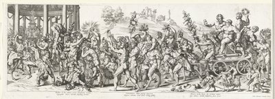 Triomf van Bacchus de François Chauveau (attributed to)