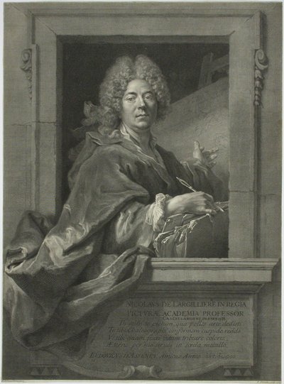 Nicolas de Largilliere de François Chereau