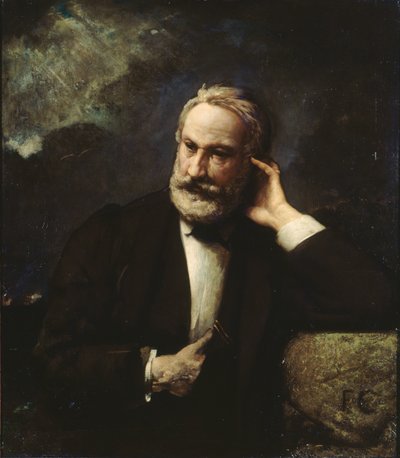 Retrato de Victor Hugo 1802-1885, ca. 1868 de François Chifflart