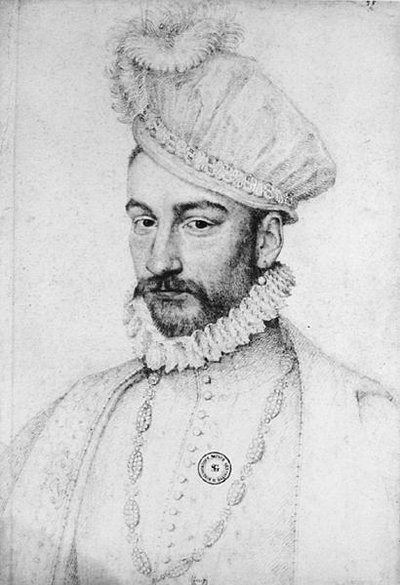 Carlos IX (1550-74) de François Clouet