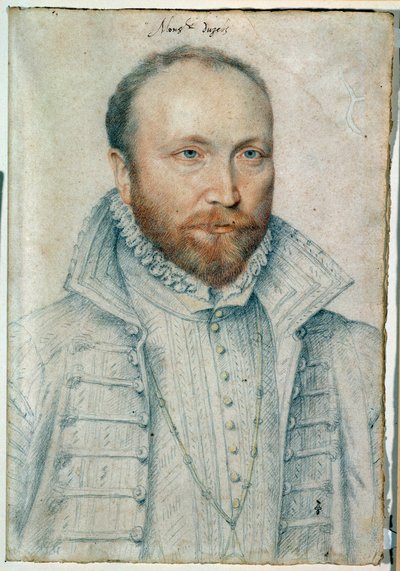 Retrato de Antoine de Crussol, Primer Duque de Uzes de François Clouet