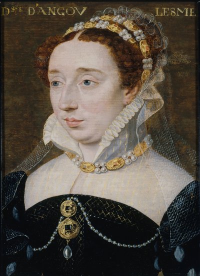 Retrato de Diane de France, Duquesa de Angulema de François Clouet