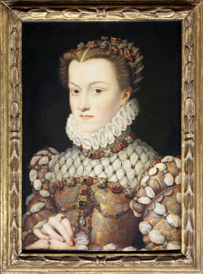 Retrato de Isabel de Austria de François Clouet