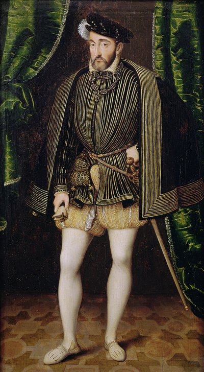 Retrato de Enrique II (1519-59) de François Clouet