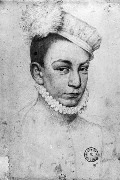 Retrato del Rey Carlos IX de Francia, 1561 de François Clouet