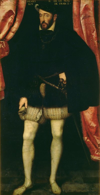 Retrato del rey Enrique II de Francia (1519-59) de François Clouet
