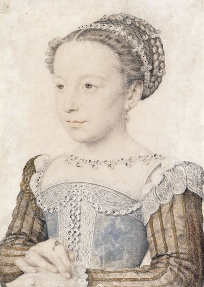 Retrato de Margarita de Valois de François Clouet