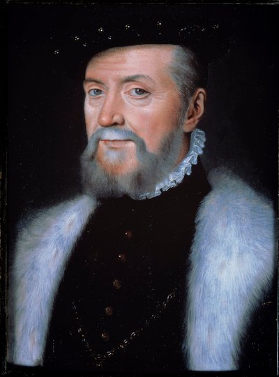 Retrato del Condestable Anne de Montmorency de François Clouet